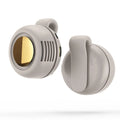 Portable Mini USB Clip-On Fan Plastic Waist Hanging Neck Travel Fan Low Noise Whirlwind Leafless Design for Outdoor Indoor Use