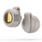 Portable Mini USB Clip-On Fan Plastic Waist Hanging Neck Travel Fan Low Noise Whirlwind Leafless Design for Outdoor Indoor Use
