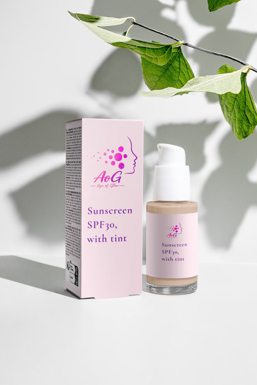 Sunscreen SPF30, with tint